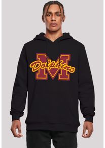 F4NT4STIC Herren Kapuzenpullover "Sex Education M Dolphins Netflix TV Series", schwarz, casual, Gr. S, Obermaterial: 65% Baumwolle, 35% Polyester,