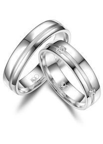 MARRYA Damen Partnerring "Silber Ringe Trauringe Eheringe Partnerringe", 68, Silber 925 (Sterlingsilber), silber, Silber 925 (Sterlingsilber),