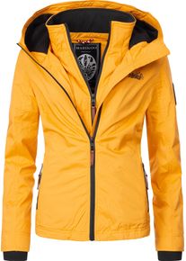 Marikoo Damen Outdoorjacke "Erdbeere", gelb, sportlich, Gr. XXL, Oberstoff: 100% Polyester, Futter: 100% Polyester, Wattierung: 100% Polyester,