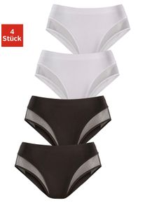 Petite Fleur Damen Formslip, Gr. 32, schwarz-weiß, Obermaterial: 90% Baumwolle, 10% Elasthan (LYCRA). Meshfutter: 90% Polyamid, 10% Elasthan,