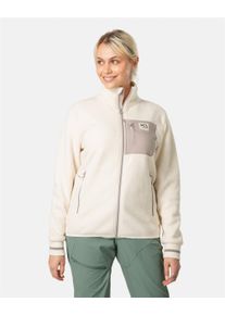 KARI TRAA Damen Fleecejacke "Rothe", weiß, casual, Gr. XL, mehrfarbig, 100% Polyester, Jacken, mit hohem Kragen und Frontreißverschluss