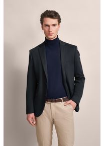 Bugatti Herren Anzugsakko, blau, elegant, Gr. 26, unifarben, 66% Polyester, 21% Viskose, 10% Polyamid, 3% Elasthan, Sakkos, mit dezenter Struktur