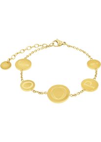 JOOP! JOOP Damen Armband "2038035", Edelstahl, gold, Edelstahl, Armbänder