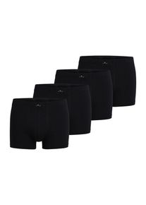 Tom Tailor Herren Boxershorts "Texas", Gr. 6, schwarz, Single Jersey, Obermaterial: 95% Baumwolle, 5% Elasthan, unifarben, Unterhosen, mit perfekter