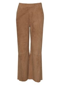 Maze Damen Lederhose "42021164", braun, Gr. XS, Oberstoff 100% Ziegenvelour/ Innenfutter: 100% Baumwolle, Hosen