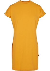 Urban Classics Damen Shirtkleid "Urban Classics Damen Ladies Rainbow Tee Dress", braun, klassisch, Gr. 5XL, 100% Baumwolle, Kleider