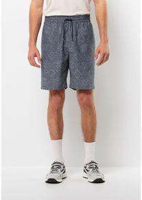 Jack Wolfskin Herren Shorts "KARANA SHORTS M", blau, Gr. S, OBERSTOFF: 55% HANF, 45% BAUMWOLLE; Futter: 65% POLYESTER, 35% BAUMWOLLE, Hosen