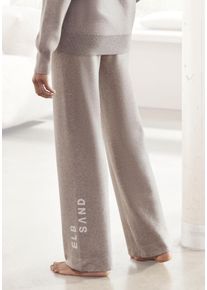 ELBSAND Damen Strickhose, Gr. 32, grau, Feinstrick, Strick, Obermaterial: 50% Viskose (LENZING), 28% Polyester, 22% Nylon, meliert, casual, Hosen,