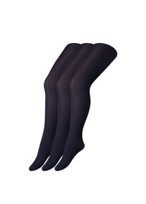 s.Oliver Kinder Strumpfhose "Strumpfhose 3er Pack", Gr. 146, blau, 90% Polyamid 10% Elasthan, Strumpfhosen