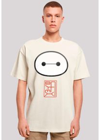 F4NT4STIC Herren T-Shirt "Big Hero 6 Baymax", beige, casual, Gr. XL, Obermaterial: 100% Baumwolle, Shirts, Premium Qualität