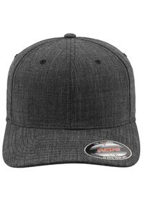 Flexfit Damen Flex Cap "Flexfit Accessoires Fine Melange Flexfit", schwarz, casual, Gr. L, unifarben, 62% Polyester, 35% Viskose, 3% Elasthan, Caps