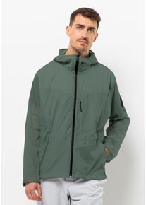 Jack Wolfskin Herren Outdoorjacke "WANDERJAHR JKT M", grün, Gr. XL, OBERSTOFF: 100% POLYAMID; Futter: 100% POLYESTER, Jacken