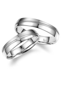 MARRYA Damen Partnerring "Silber Ringe Trauringe Eheringe Partnerringe", 50, Silber 925 (Sterlingsilber), silber, Silber 925 (Sterlingsilber),