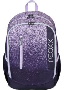 neoxx Kinder Schulrucksack "Flow, Glitterally perfect", lila, Polyester, Rucksäcke, teilweise aus recyceltem Material