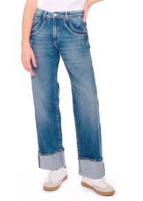 Damen Bequeme Jeans "400/28", blau, casual, Gr. 27, Le Temps Des Cerises, unifarben, 98% Baumwolle, 2% Elasthan, Jeans, mit umgeschlagenem Beinsaum
