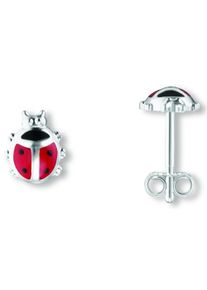 ONE ELEMENT Damen Paar Ohrhänger "Marienkäfer Ohrringe Ohrstecker aus 925 Silber", Kinder, Silber 925 (Sterlingsilber), silber, Silber 925