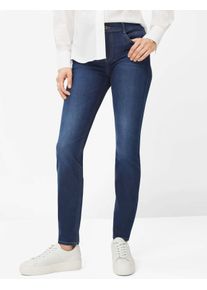 Brax Damen 5-Pocket-Jeans "Style SHAKIRA", blau, Gr. 38, 74% Baumwolle, 12% Elastomultiester, 10% Polyester, 4% Elasthan, Jeans