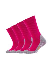 Camano Kinder Socken "Sportsocken 4er Pack", Gr. 39, pink, 58% Baumwolle 20% Polyester 20% Polyamid 2% Elasthan, Socken