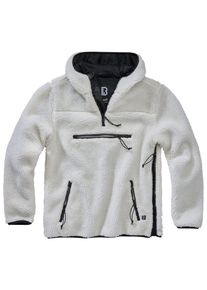 Brandit Herren Anorak "Brandit Herren Teddyfleece Worker Pullover", weiß, casual, Gr. XXL, unifarben, 100% Polyester, Jacken