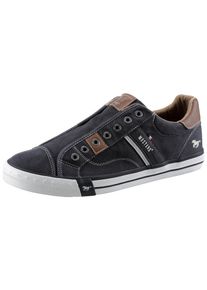 Mustang Shoes Herren Slip-On Sneaker, Gr. 43, grau, Textil, sportlich, Schuhe, Slipper, Sommerschuh, Freizeitschuh zum Schlupfen