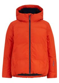 Ziener Kinder Skijacke "AWAR", orange, Gr. 140, Obermaterial: 100% Polyester; Futter: 100% Polyamid; Wattierung: 100% Polyester recycled, Jacken