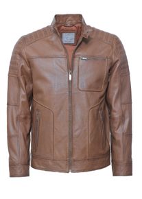 JCC Herren Lederjacke "31023636", braun, Gr. 54, Obermaterial: 100% Lammleder / Innenfutter: 100% Baumwolle / Ärmelfutter: 100% Polyester, Jacken