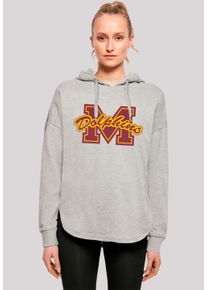 F4NT4STIC Damen Kapuzenpullover "Sex Education M Dolphins Netflix TV Series", grau, casual, Gr. L, Obermaterial: 100% Baumwolle, Pullover, Premium