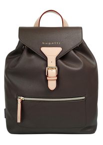 Bugatti Cityrucksack "ELLA", braun, Kunstfaser, unifarben, elegant, Rucksäcke
