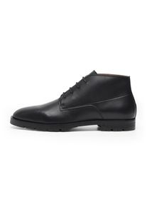 Henry Stevens Herren Schnürboots "Wallace GB", Gr. 42, schwarz, Leder, klassisch, Schuhe