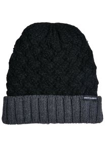 Urban Classics Damen Beanie "Urban Classics Unisex Braid Knit Beanie", schwarz, Kunstfaser, Mützen