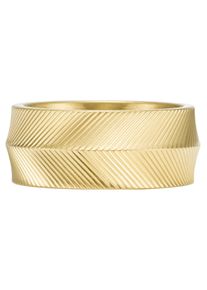 Fossil Damen Fingerring "HARLOW LINEAR, JF04568040, JF04611710", 20,5, Edelstahl, 10mm, gold, Edelstahl, Fingerringe