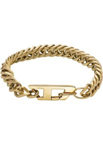 Diesel Armband "Schmuck Geschenk Edelstahl Armschmuck Armkette CHAIN, DX1511710", Edelstahl, gold, Edelstahl, Armbänder