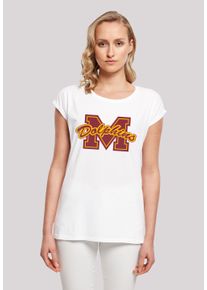 F4NT4STIC Damen T-Shirt "Sex Education M Dolphins", weiß, casual, Gr. XS, Obermaterial: 100% Baumwolle, Shirts, Premium Qualität