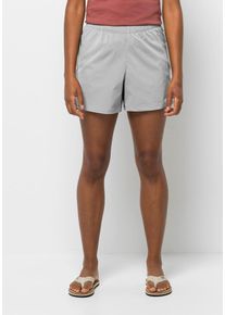 Jack Wolfskin Damen Shorts "WANDERTHIRST SHORTS W", grau, Gr. 46, OBERSTOFF: 94% POLYAMID, 6% ELASTHAN; Futter: 100% POLYESTER, Hosen
