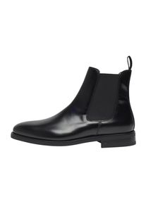 Henry Stevens Herren Chelseaboots "Marshall CB4", Gr. 45, schwarz, Leder, klassisch, Schuhe