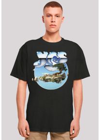 F4NT4STIC Herren T-Shirt "YES Chrome Island", schwarz, casual, Gr. 5XL, Obermaterial: 100% Baumwolle, Shirts, Premium Qualität