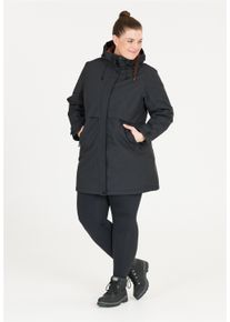 WHISTLER Damen Parka "Janison", grau, sportlich, Gr. 46, unifarben, 100% Polyester, Jacken, mit einer 10.000 mm Wassersäule