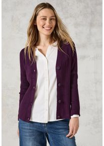 Cecil Damen Cardigan, rosa, casual, Gr. XL, unifarben, Stoff, 33% Polyester, 31% Polyacryl, 24% Baumwolle, 12% Nylon, Strickjacken, mit V-Ausschnitt