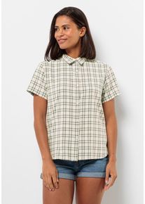 Jack Wolfskin Damen Funktionsbluse "FEBLA SHIRT W", grün, Gr. S, OBERSTOFF: 100% POLYESTER, Blusen