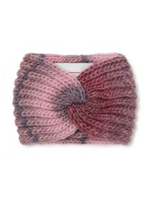 Cinque Damen Stirnband, rosa, modisch, Strick, Wollmischung, Mützen, aus kuschelweicher Wollmischung gestrickt
