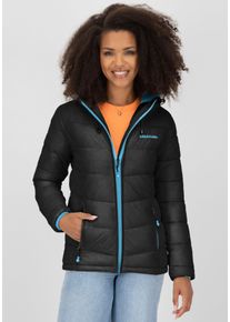 alife and kickin ALIFE & KICKIN Damen Steppjacke "AndriaAK", schwarz, casual, Gr. S, colorblocking, Steppware, Obermaterial: 100% Polyester, Jacken, leichte,