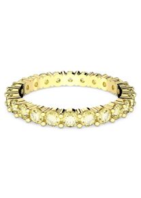 Swarovski Damen Fingerring "Matrix, Rundschliff", 60, Metall, gold, Metall, Fingerringe, mit Swarovski Kristall