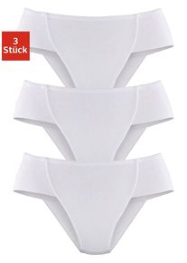 Petite Fleur Damen Formslip, Gr. 32, weiß, Jersey, Obermaterial: 90% Baumwolle, 10% Elasthan (LYCRA SPORT). Meshfutter: 90% Polyamid, 10% Elasthan,