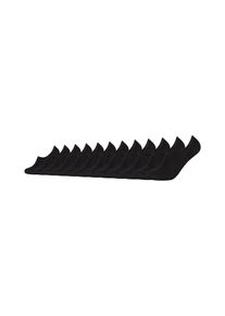 s.Oliver Damen Füßlinge "Füßlinge 12er Pack", Gr. 43, schwarz, 70% Baumwolle 18% Polyamid 10% Polyester 2% Elasthan, uni, Socken