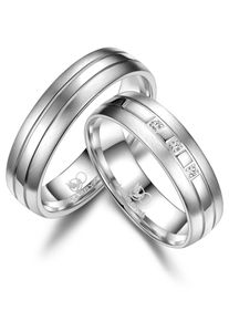 MARRYA Damen Partnerring "Silber Ringe Trauringe Eheringe Partnerringe", 64, Silber 925 (Sterlingsilber), silber, Silber 925 (Sterlingsilber),