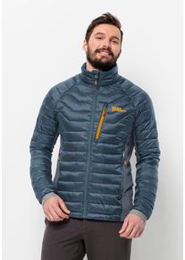 Jack Wolfskin Herren Funktionsjacke "ROUTEBURN PRO INS JKT M", blau, Gr. M, Obermaterial: 100% Polyester; Kontrast: 93% Polyester, 7% Elastan;