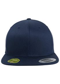 Flexfit Damen Flex Cap "Flexfit Unisex Organic Cotton Snapback", blau, casual, unifarben, 98% Baumwolle, 2% Elasthan, Caps