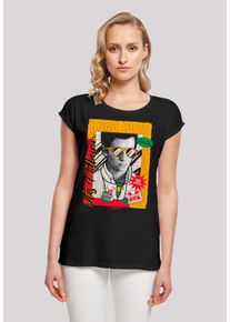 F4NT4STIC Damen T-Shirt "Sex Education Otis Hung Over Collage", schwarz, casual, Gr. S, Obermaterial: 100% Baumwolle, Shirts, Premium Qualität