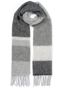 Cinque Damen Strickschal "ASTER", schwarz-weiß, Obermaterial: 46% Polyacryl, 27% Polyester, 20% Wolle, 7% Polyamid, Modetücher, aus kuschelweichem