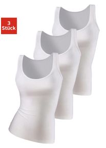 Vivance ACTIVE Damen Unterhemd, Gr. 36, weiß, Single Jersey, Obermaterial: 95% Polyamid, 5% Elasthan (LYCRA), unifarben, basic,casual, Unterhemden,